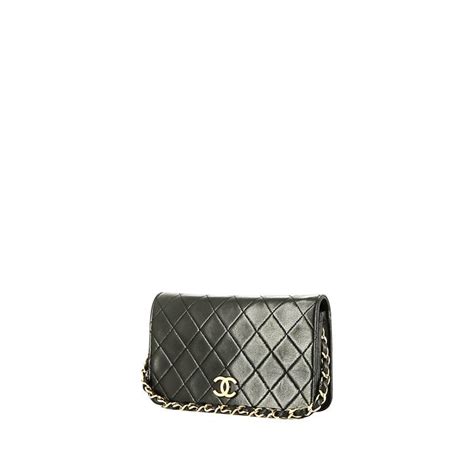 chanel mademoiselle handbag in black quilted leather|chanel makeup bag 2020.